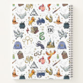 ハリーポッターのアイコンの赤ちゃんシャワー ノートブック (裏面)