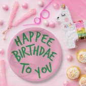 ハリーポッターバースデ/お誕生日ケーキ ペーパープレート (パーティー)