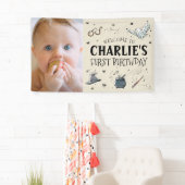 ハリーポッターファースト誕生日へようこそ 横断幕 (インサイチュ)