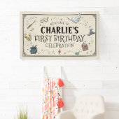 ハリーポッターファースト誕生日へようこそ 横断幕 (インサイチュ)