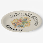 ハリーポッターファースト誕生日紙プレート ペーパープレート (アングル)