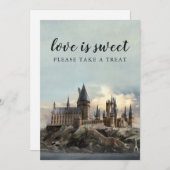 ハリーポッターブライダルシャワーお願い1つ 招待状 (正面/裏面)