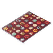 ハリーポッター漫画のアイコンのパターン ノートブック (左側)