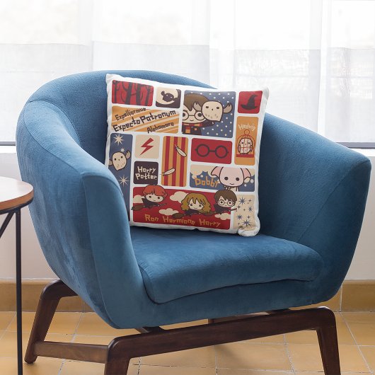 ハリーポッター漫画の情景パターン クッション