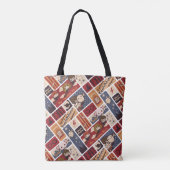 ハリーポッター漫画の情景パターン トートバッグ (裏面)