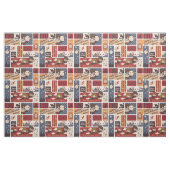 ハリーポッター漫画の情景パターン ファブリック (ファットクウォーター)