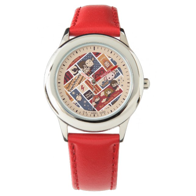 ハリーポッター漫画の情景パターン 腕時計 (正面)