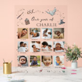 ハリーポッター1回目の誕生日 – 12ヶ月フォトコラージュ アクリルサイン (ウェディング)