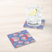 ハリーポッター™お誕生日ケーキパターン スクエアペーパーコースター (インサイチュ)