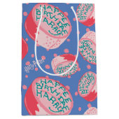 ハリーポッター™お誕生日ケーキパターン ミディアムペーパーバッグ (正面)