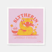 ハリーポッター™ |かわいいスリサーリン™ホグワーツ学校 スタンダードカクテルナプキン (正面)