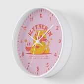 ハリーポッター™ |かわいいスリサーリン™ホグワーツ学校 壁時計 (傾斜)