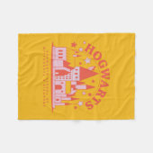 ハリーポッター™ |かわいいホグワーツ™スクール フリースブランケット (正面(横))