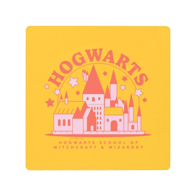 ハリーポッター™ |かわいいホグワーツ™スクール メタルプリント (正面)