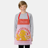 ハリーポッター™ |かわいいGRYFFINDOR™ホグワーツスクール エプロン (着用した状態)