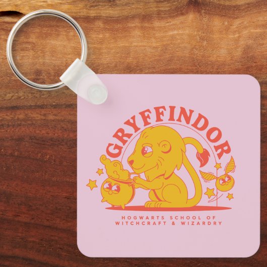 ハリーポッター™ |かわいいGRYFFINDOR™ホグワーツスクール キーホルダー (正面)