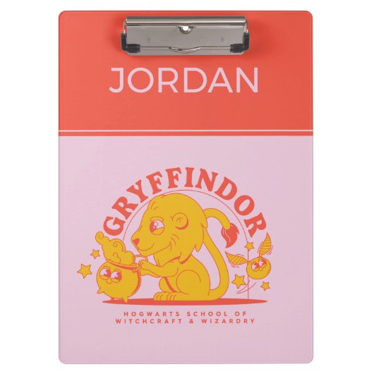 ハリーポッター™ |かわいいGRYFFINDOR™ホグワーツスクール クリップボード (正面)