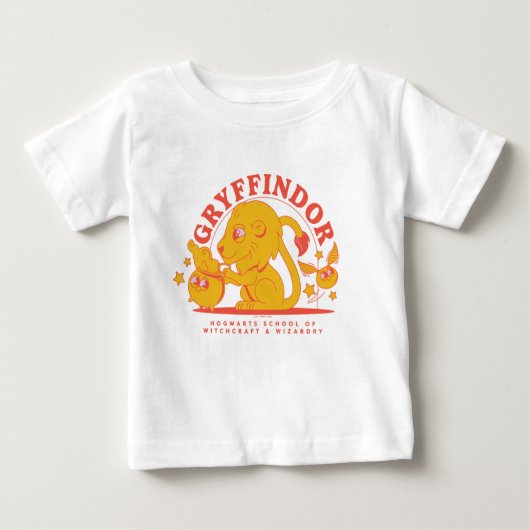 ハリーポッター™ |かわいいGRYFFINDOR™ホグワーツスクール ベビーTシャツ (正面)