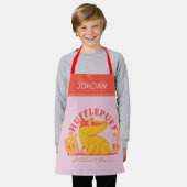 ハリーポッター™ |かわいいHUFFLEPUFF™ エプロン (着用した状態)