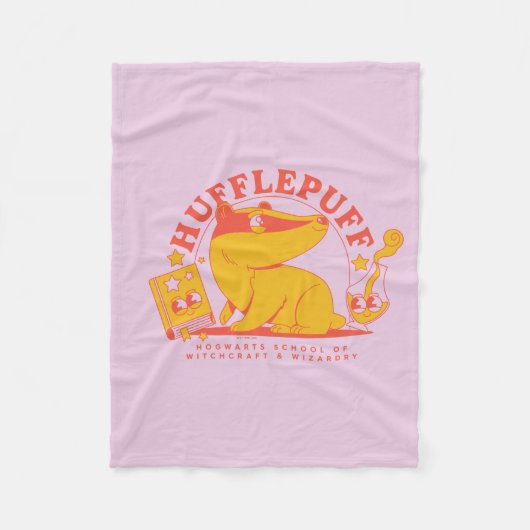 ハリーポッター™ |かわいいHUFFLEPUFF™ フリースブランケット (正面)