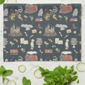 ハリーポッター™ |アイコンパターン キッチンタオル (折り畳み)