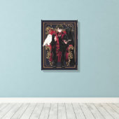 ハリーポッター™ |アニメハリーポッター™着席 キャンバスプリント (インサイチュ (ウッドフロア))