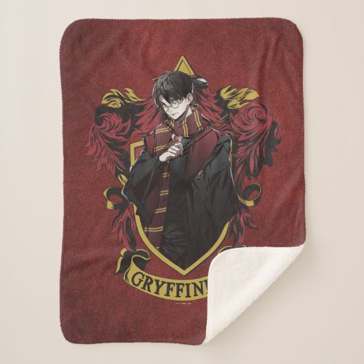 ハリーポッター™ |アニメHARRY POTTER™ Crest シェルパブランケット (正面)