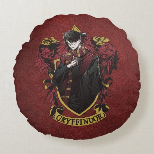 ハリーポッター™ |アニメHARRY POTTER™ Crest ラウンドクッション (正面)