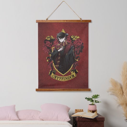 ハリーポッター™ |アニメHARRY POTTER™ Crest 吊り下げ型タペストリー (寝室)