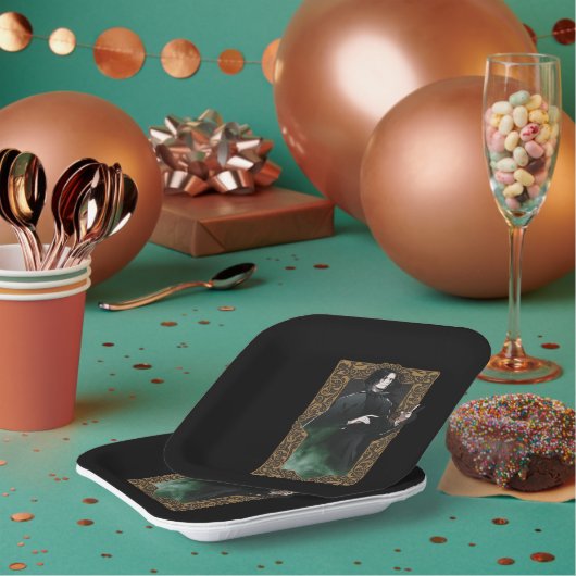 ハリーポッター™ |アニメSnapeフレームグラフィック ペーパープレート (複数)