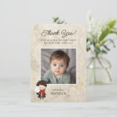 ハリーポッター™キャラクターマジカルアーチ誕生日 サンキューカード (スタンド正面)