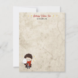 ハリーポッター™キャラクターマジカルアーチ誕生日 サンキューカード