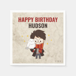 ハリーポッター™キャラクターマジカルアーチ誕生日 スタンダードカクテルナプキン