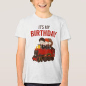 ハリーポッター™キャラクターマジカルアーチ誕生日 トライブレンドTシャツ (正面)