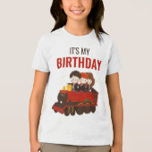 ハリーポッター™キャラクターマジカルアーチ誕生日 トライブレンドTシャツ (正面)