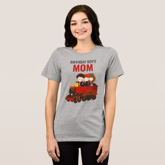 ハリーポッター™キャラクターマジカルアーチ誕生日 トライブレンドTシャツ (正面全面)