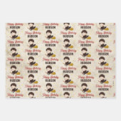 ハリーポッター™キャラクターマジカルアーチ誕生日 ラッピングペーパーシート (正面)