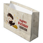 ハリーポッター™キャラクターマジカルアーチ誕生日 ラージペーパーバッグ (正面アングル)