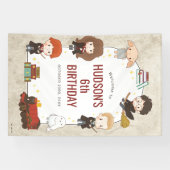 ハリーポッター™キャラクターマジカルアーチ誕生日 横断幕 (横)