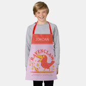 ハリーポッター™ |キュートRAVENCLAW™ホグワーツ学校 エプロン (着用した状態)