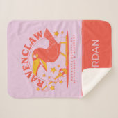 ハリーポッター™ |キュートRAVENCLAW™ホグワーツ学校 シェルパブランケット (正面(横))