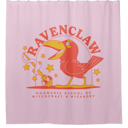 ハリーポッター™ |キュートRAVENCLAW™ホグワーツ学校 シャワーカーテン (正面)