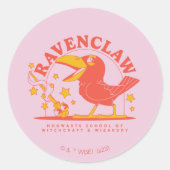 ハリーポッター™ |キュートRAVENCLAW™ホグワーツ学校 ラウンドシール (正面)
