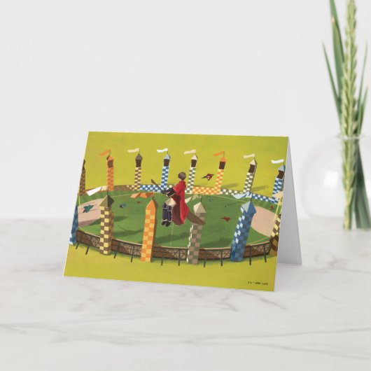 ハリーポッター™ゴールデンスニッチを求める カード (正面)