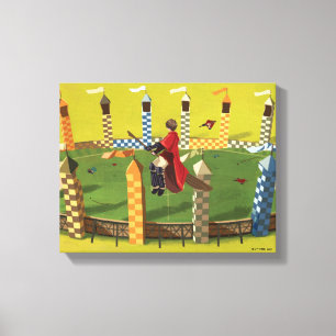 ハリーポッター™ゴールデンスニッチを求める キャンバスプリント