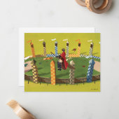 ハリーポッター™ゴールデンスニッチを求める ノートカード (正面/裏面インサイチュ)