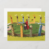 ハリーポッター™ゴールデンスニッチを求める ノートカード (正面/裏面)