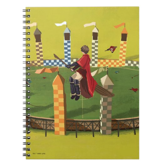 ハリーポッター™ゴールデンスニッチを求める ノートブック (正面)