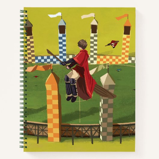 ハリーポッター™ゴールデンスニッチを求める ノートブック (正面)