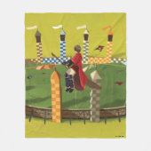 ハリーポッター™ゴールデンスニッチを求める フリースブランケット (正面)